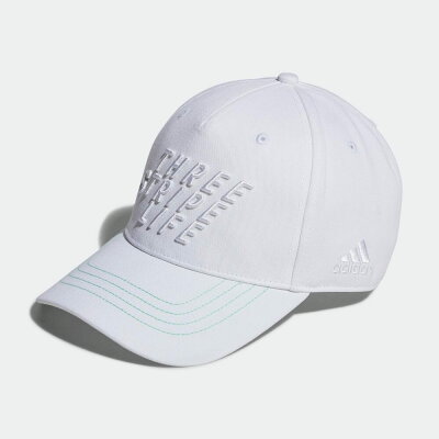 アディダス ゴルフ UVカット スリーストライプライフ コットンキャップ メンズ 帽子 EKW09
